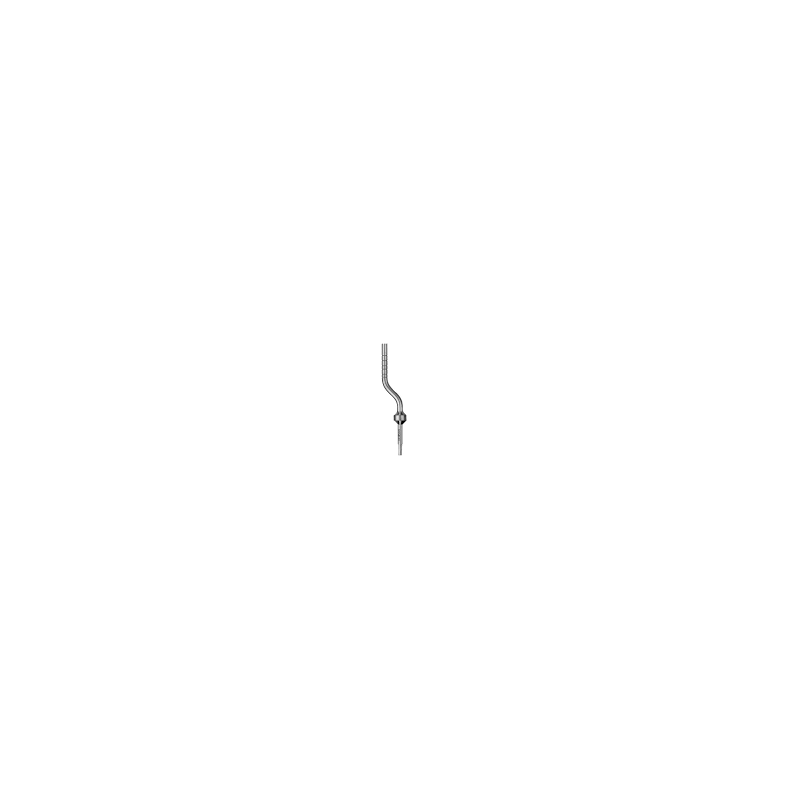 Osteotom compactare, angulat, nr. 5.37, diametru 3,7 mm