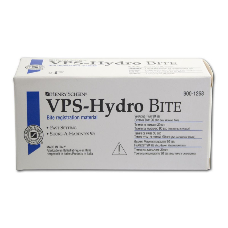 Silicon inregistrare ocluzie – VPS Hydro Bite, 2 x 50ml