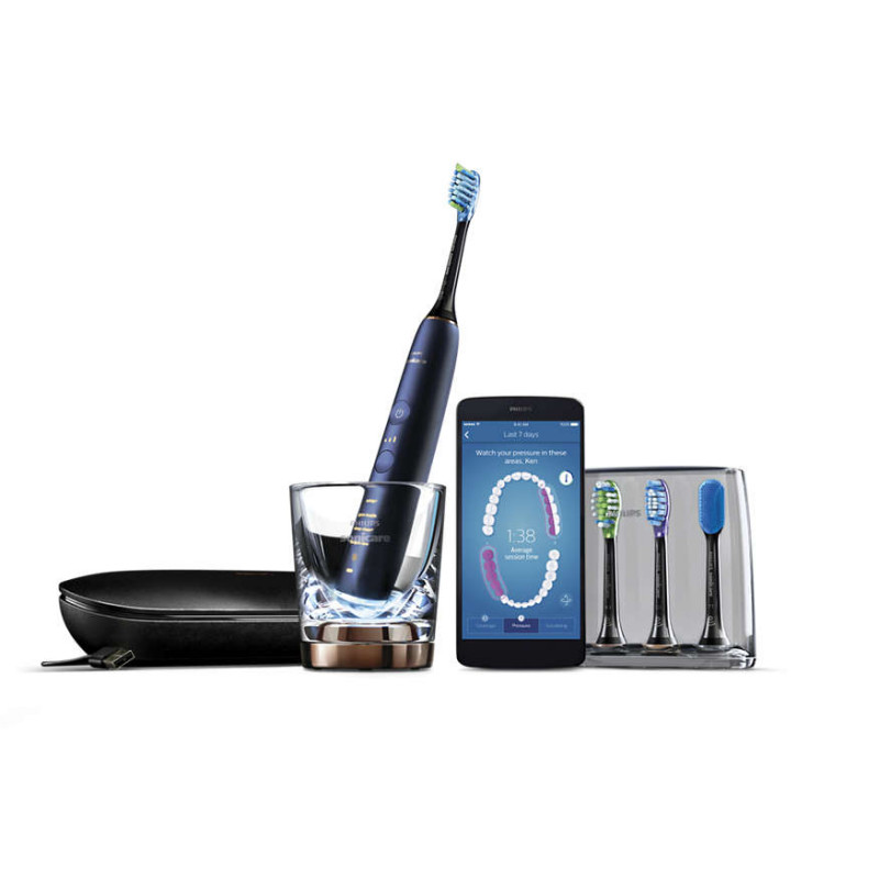 Periuta Philips Sonicare Diamond Clean Smart cu aplicatie, culoare lunar blue
