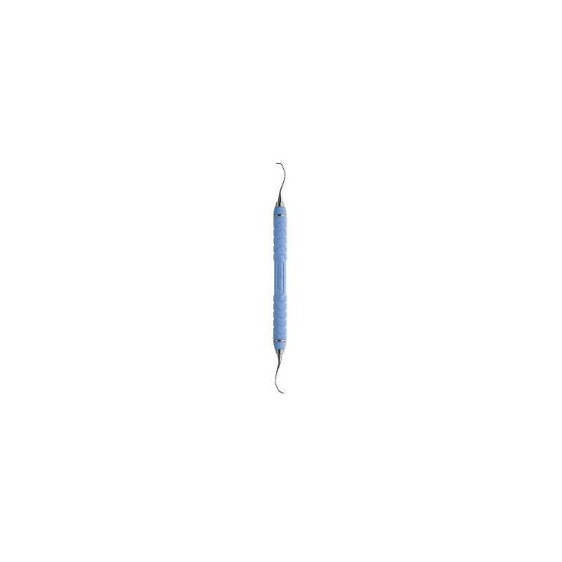Chiureta parodontala Gracey Standard Everedge 2.0, nr 13/14, maner din rasina nr. 8, albastru, distal laterali