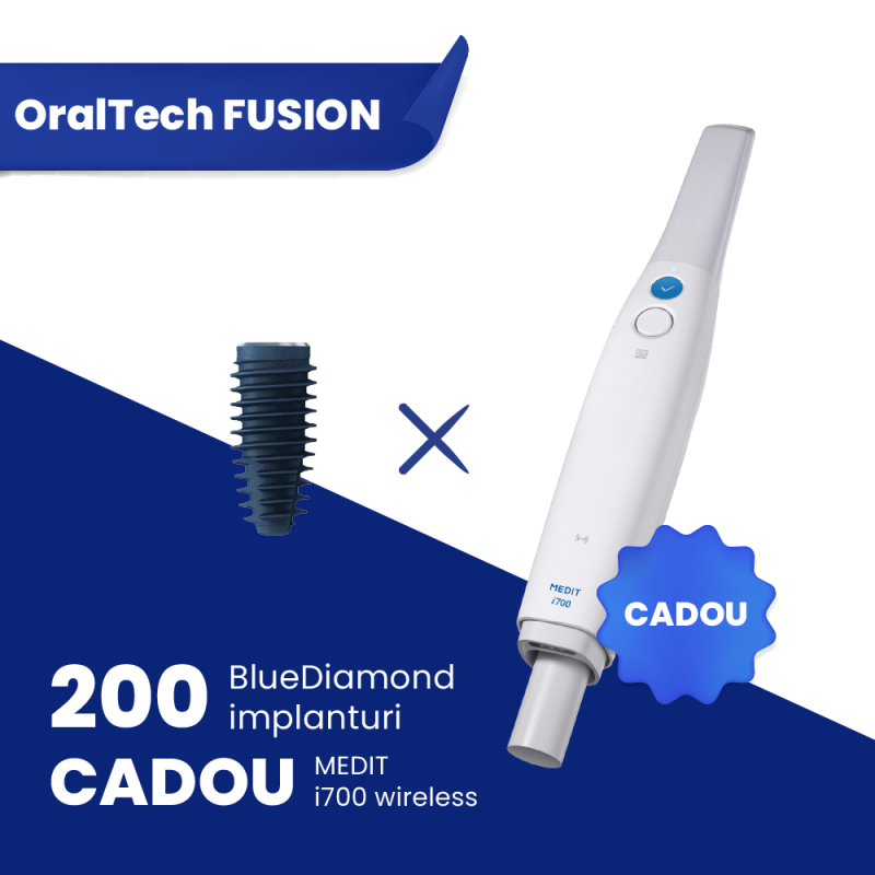 200 implanturi BlueDiamond + Scanner Medit i700 wireless CADOU