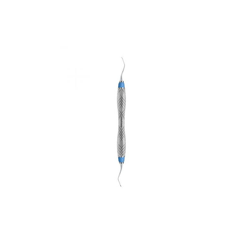 Chiureta parodontala Gracey Micro Mini Five, nr. 13/14, maner Harmony, albastru, distal laterali