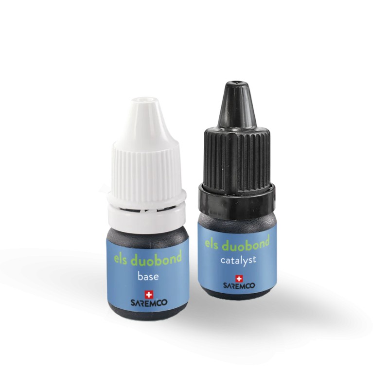 Adeziv ELS ® (Extra Low Shrinkage) DUOBOND Saremco, baza + catalizator, 2 x 5 ml