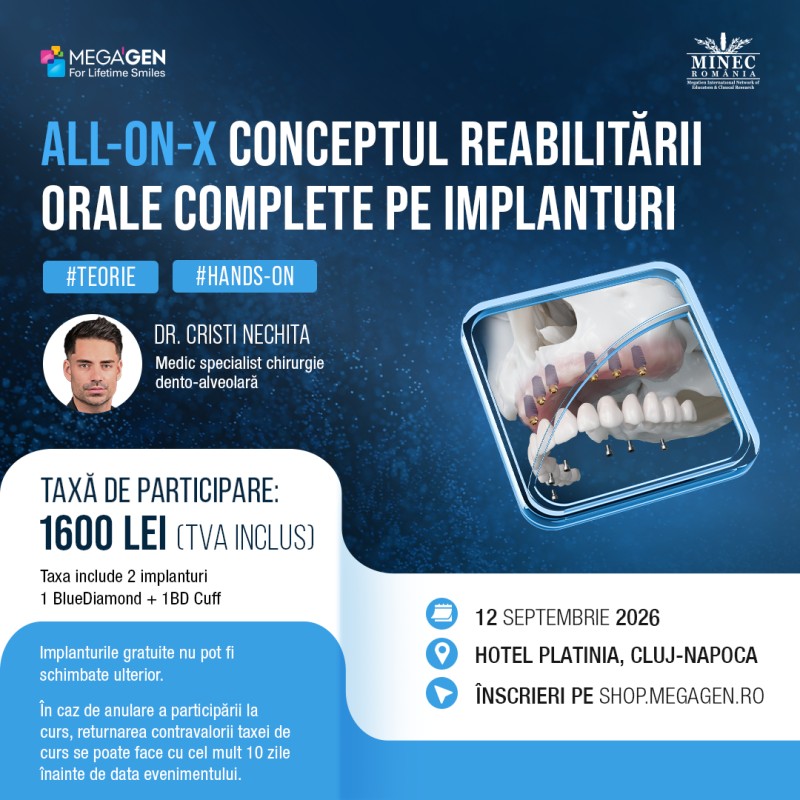 All-on-X - Conceptul reabilitarii orale complete pe implanturi