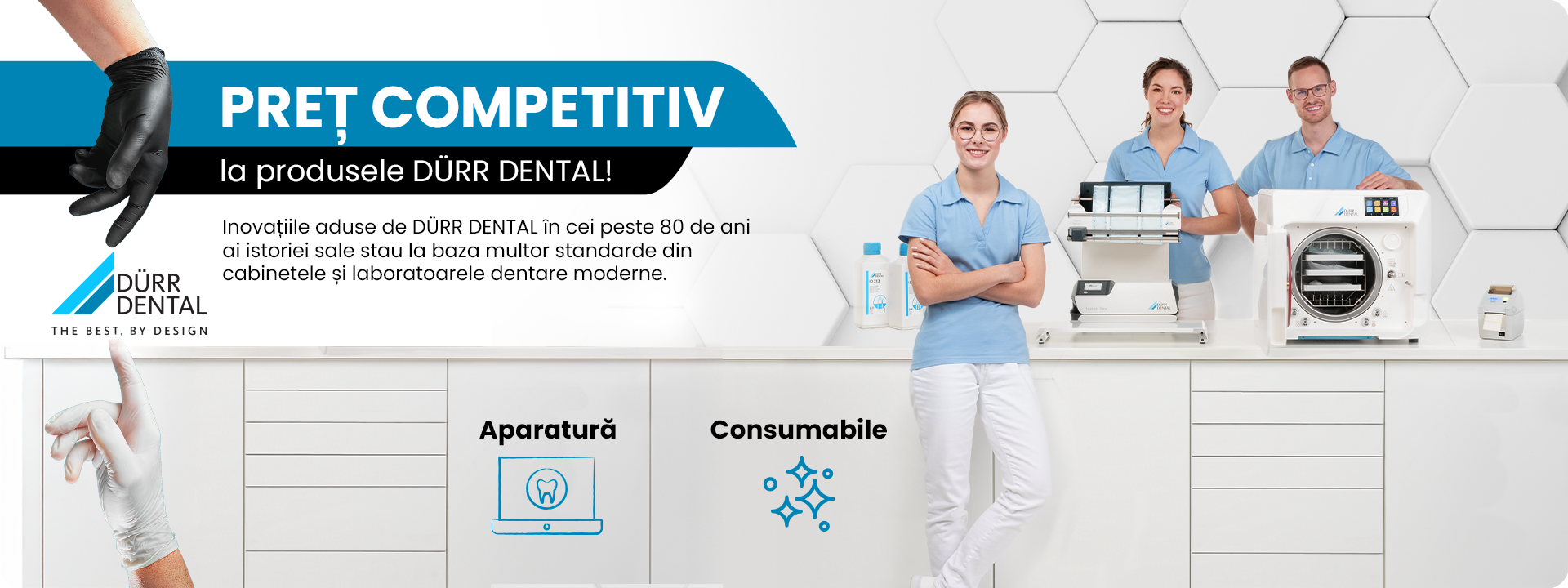 Pret competitiv la produsele Durr Dental