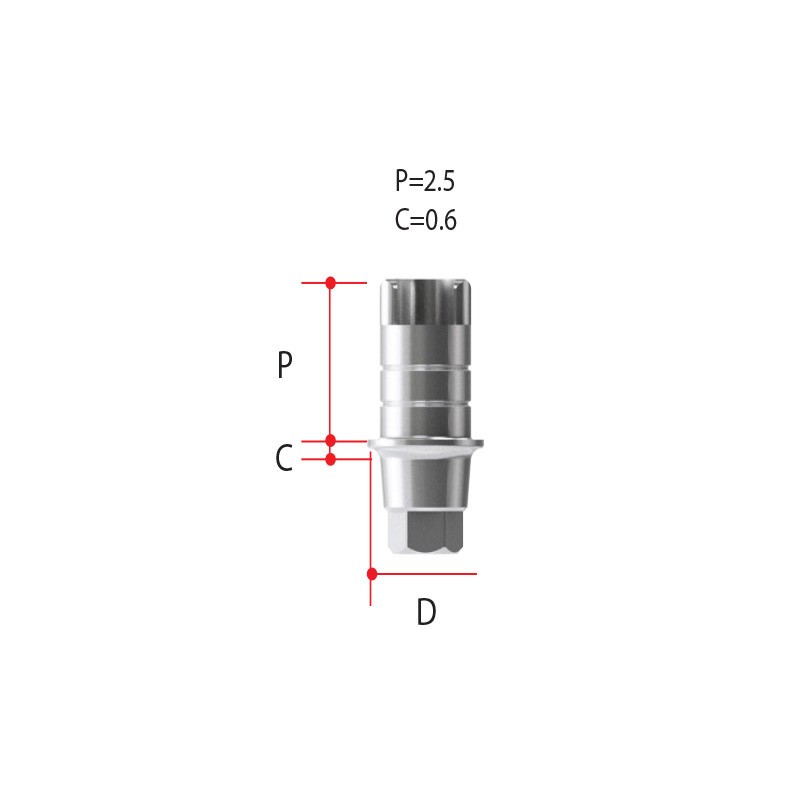 Baza de Titan ZrGen, conexiune MiNi, diametru 3mm