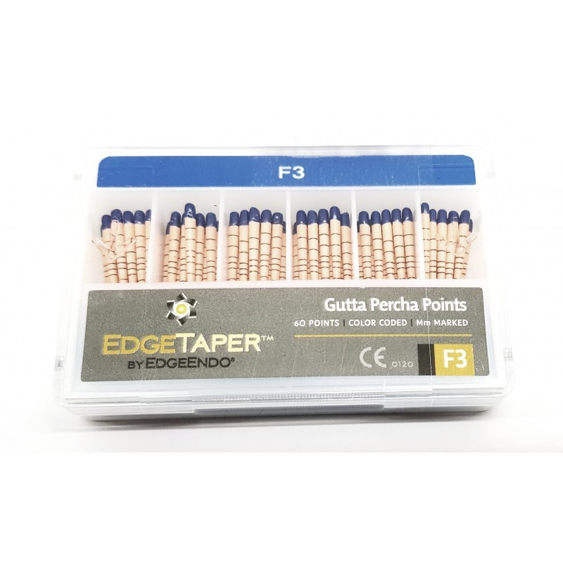 Conuri Gutaperca EdgeTaper F3 (60 bucati)