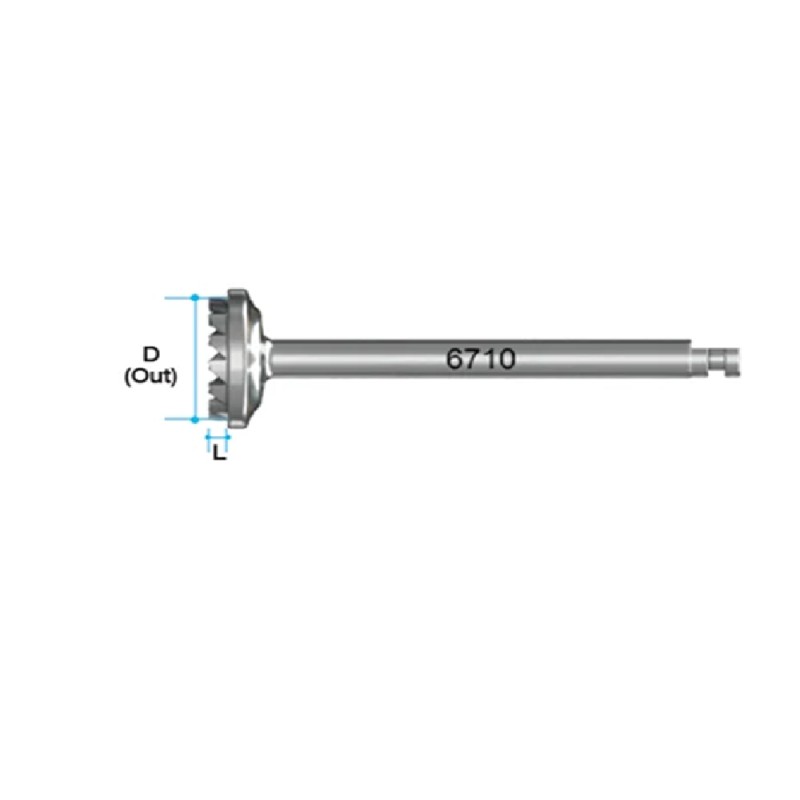 Freza Trepan Sinus Lift prin abord lateral, Ø6.5 / Ø7.5, L=1 cm