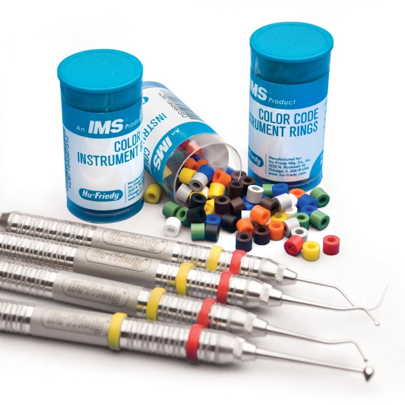 Inele silicon IMS pentru manere nr. 6, 7, 8, 9, culori asortate, set 90 buc