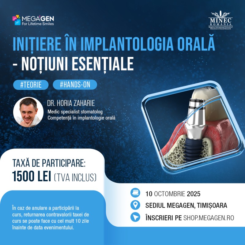 INITIERE IN IMPLANTOLOGIA ORALA - notiuni esentiale