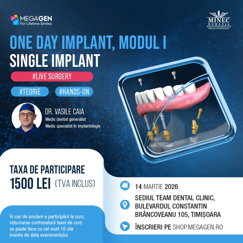ONE DAY IMPLANT - MODUL 1: SINGLE IMPLANT