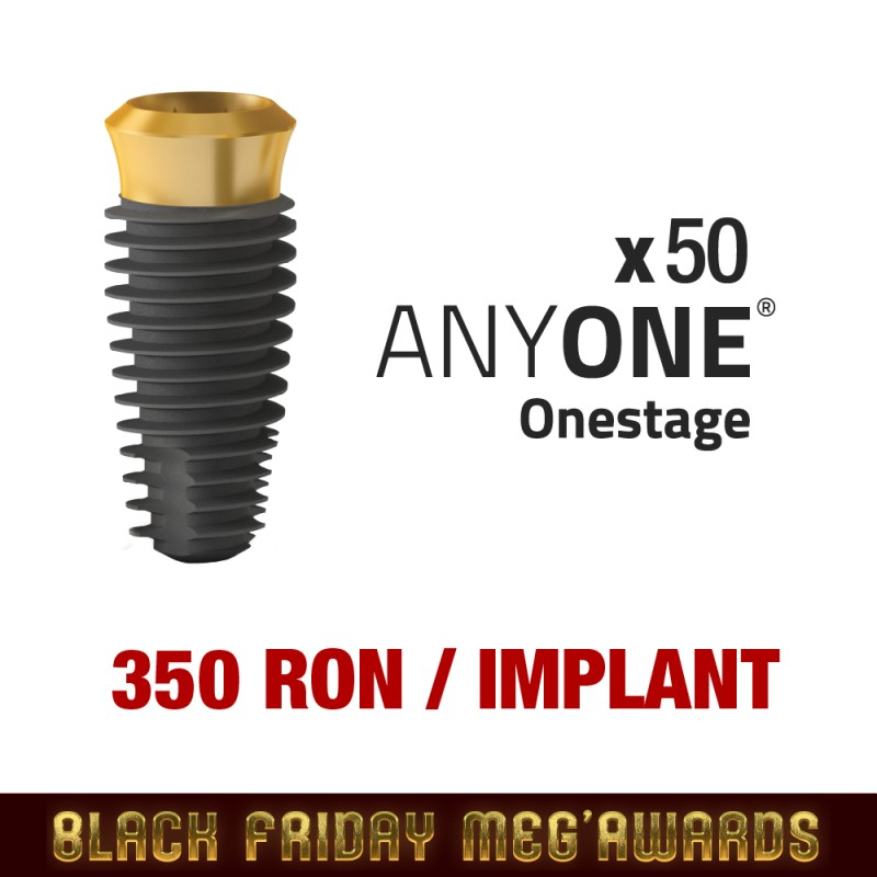 Pachet BlackFriday 50 implanturi AnyOne OneStage ( 350 Lei/ buc.)