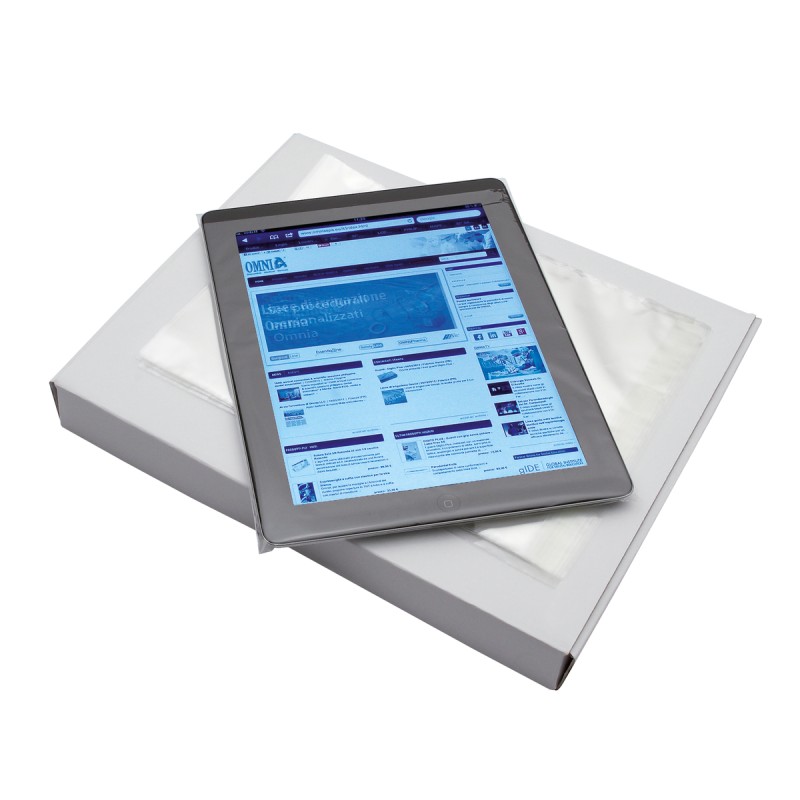 Set 25 huse sterile de protectie pentru tableta, cu inchidere adeziva, 23 x 19 cm