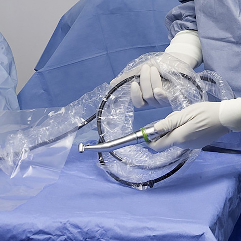 Set 50 protectii sterile Omnia cu benzi elastice de fixare, 240 X 7 cm