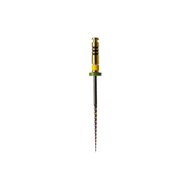 Set 6 ace EdgeFile X7 (ISO 20, galben), conicitate 06, cu miscare continua