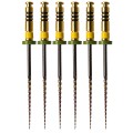 Set 6 ace EdgeFile X7 (ISO 20, galben), conicitate 06, cu miscare continua