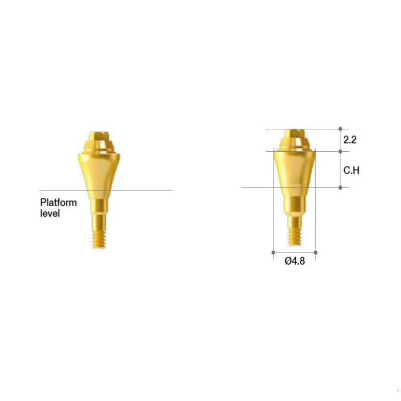 Bont Multi Unit drept BlueDiamond, diametru 4.8 mm (1 piece)