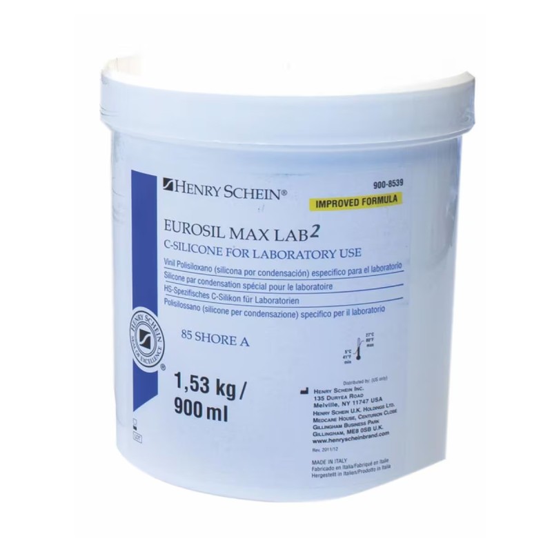 Silicon de condensare Eurosil Max 2 Lab Putty, albastru, 900ml/1,53kg