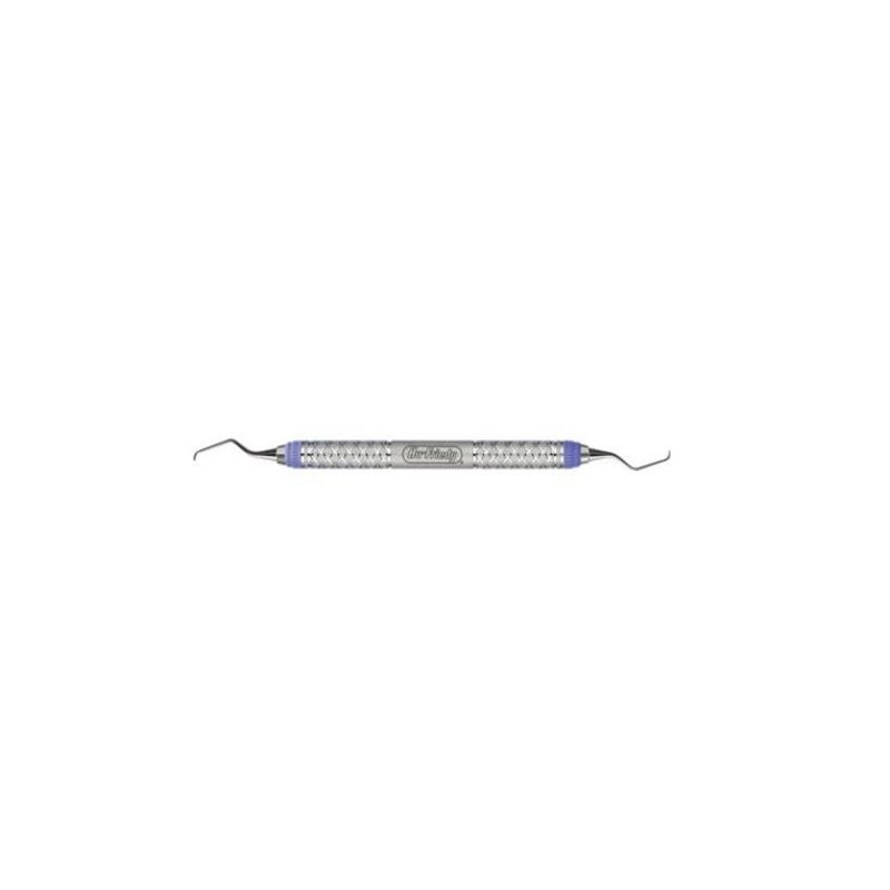 Chiureta parodontala Gracey Mini Five Everedge 2.0 Rigid, nr 7/8, maner nr. 9, mov, oral-vestibular laterali