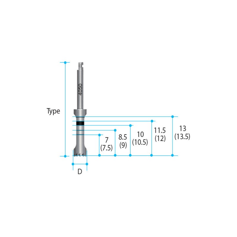 Freza trepan, diametru 3.5 mm