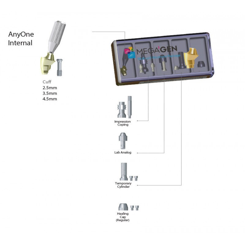 Pachet Multi Unit AnyOne, angulat 30° (cu capa de vindecare)