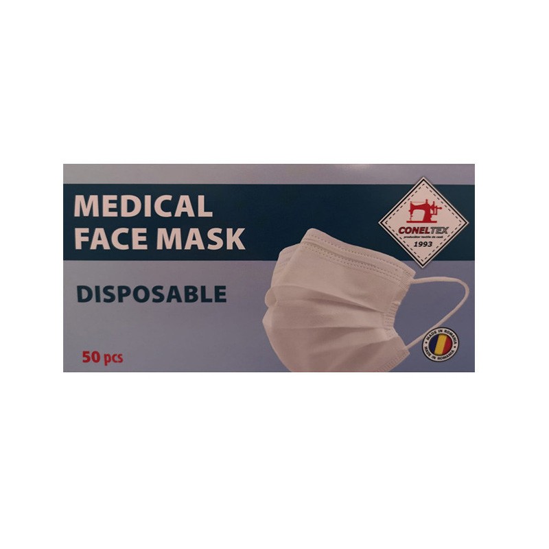 Masca faciala medicala, 50 buc/cutie