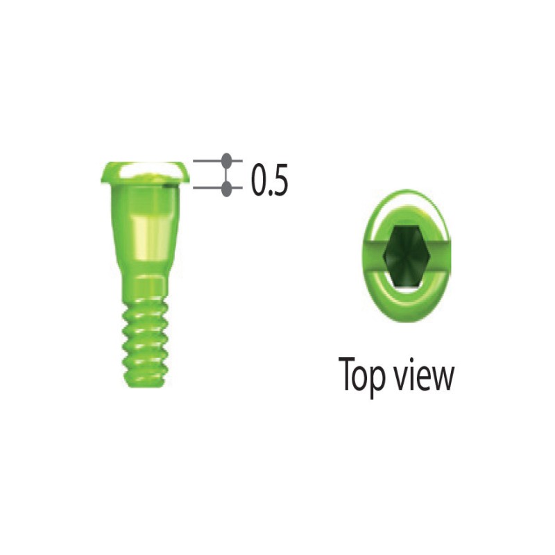 Surub acoperire MiNi, inaltime 0.5 mm